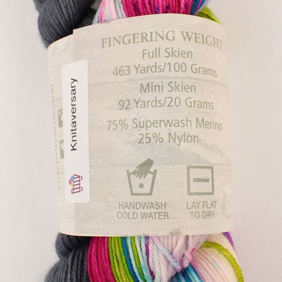 Rose Hill Yarns Fingering Weight Yarn Set SW Merino Nylon Blend - Picture 3 of 3
